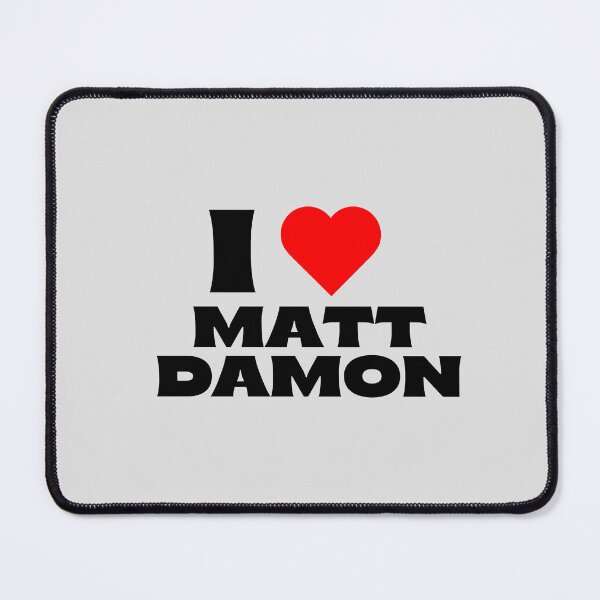 Item preview, I Love Matt Damon - Black Fonts designed and sold by Itsheartshop.