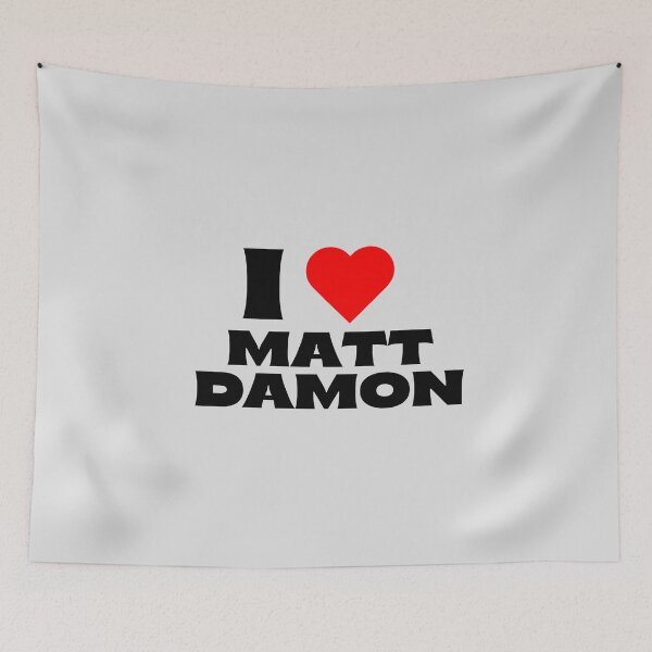 Item preview, I Love Matt Damon - Black Fonts designed and sold by Itsheartshop.