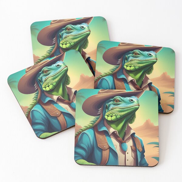 Item preview, Western Lizard Illustration designed and sold by Aqmean.