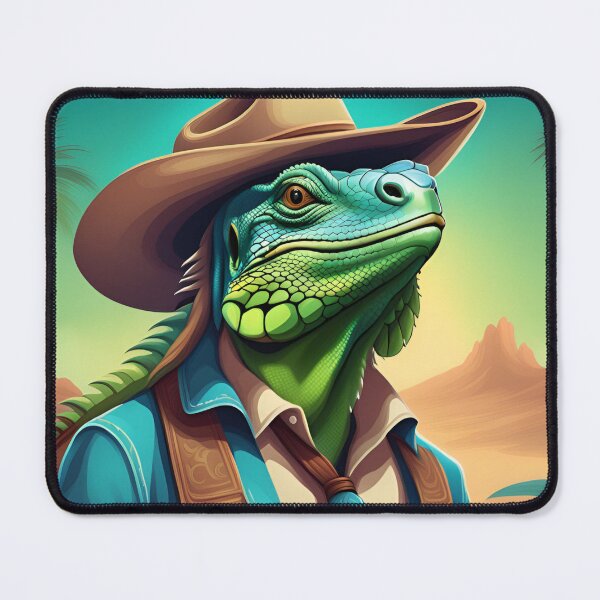 Item preview, Western Lizard Illustration designed and sold by Aqmean.