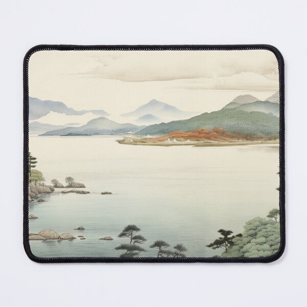 Item preview, Ukiyo-e - Lake Towada designed and sold by KootenayDesigns.