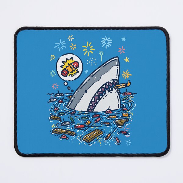 Item preview, Potential Fireworks Disaster Shark designed and sold by nickv47.