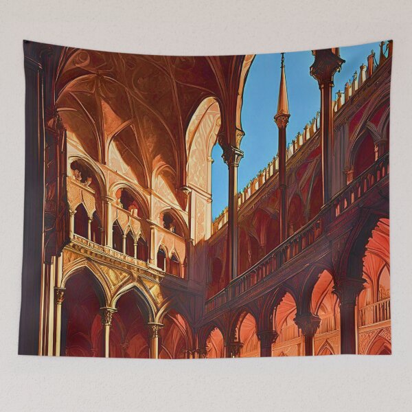 Item preview, DOGES PALACE GOTHIC VENICE ITALY designed and sold by milestotreasure.