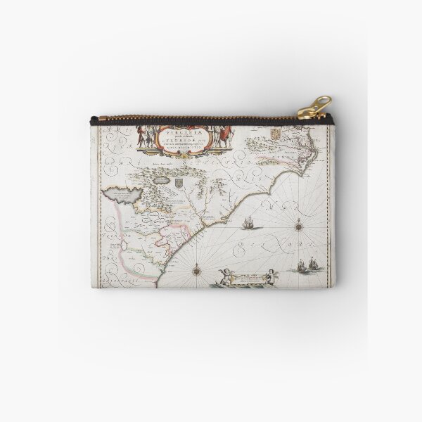 Aperçu de l'œuvre Carte de 1640 de la Virginie à la Floride, en Amérique créée et vendue par Jeditwins.