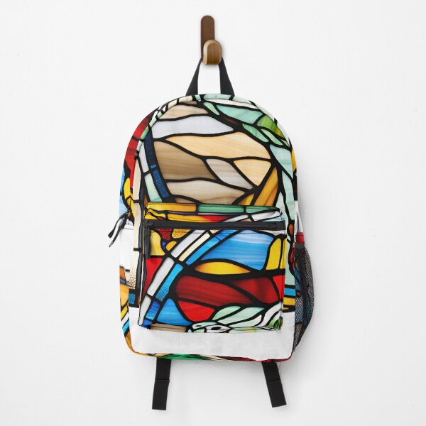 Item preview, Stained Glass Lizard Artwork with Sombrero designed and sold by Aqmean.