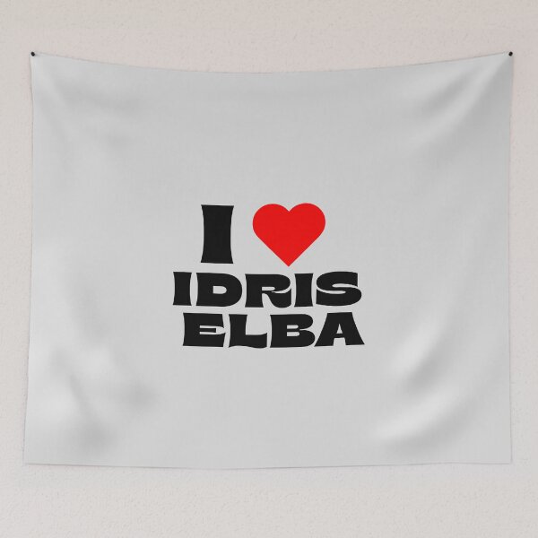 Item preview, I Love Idris Elba - Black Fonts designed and sold by Itsheartshop.