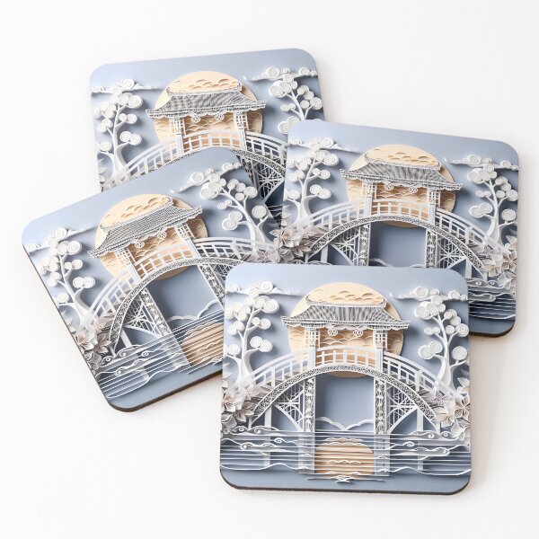 Item preview, Papercraft White Bridge designed and sold by Catobix.