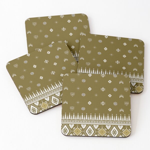 Item preview, Geometric Native American patterns gold designed and sold by ManchupornM.