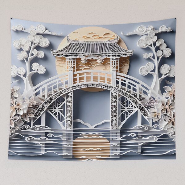 Item preview, Papercraft White Bridge designed and sold by Catobix.