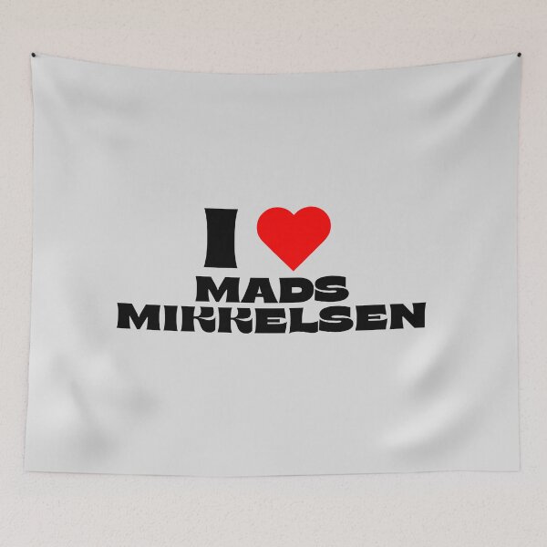 Item preview, I Love Mads Mikkelsen - Black Fonts designed and sold by Itsheartshop.