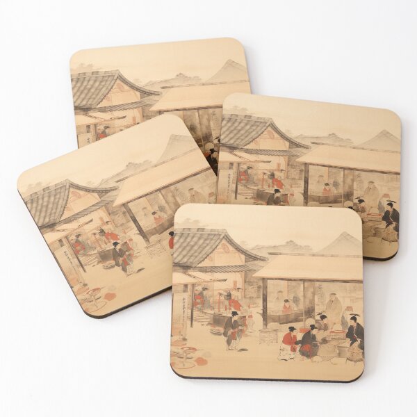 Item preview, Ukiyo-e - Merchant Negotiations designed and sold by KootenayDesigns.