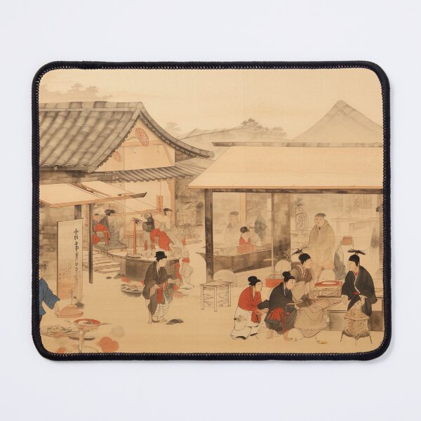 Item preview, Ukiyo-e - Merchant Negotiations designed and sold by KootenayDesigns.