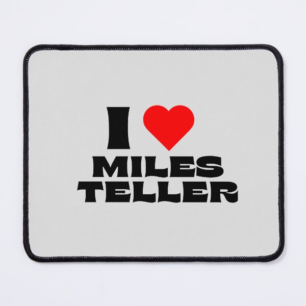 Item preview, I Love Miles Teller - Black Fonts designed and sold by Itsheartshop.