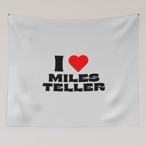 Item preview, I Love Miles Teller - Black Fonts designed and sold by Itsheartshop.