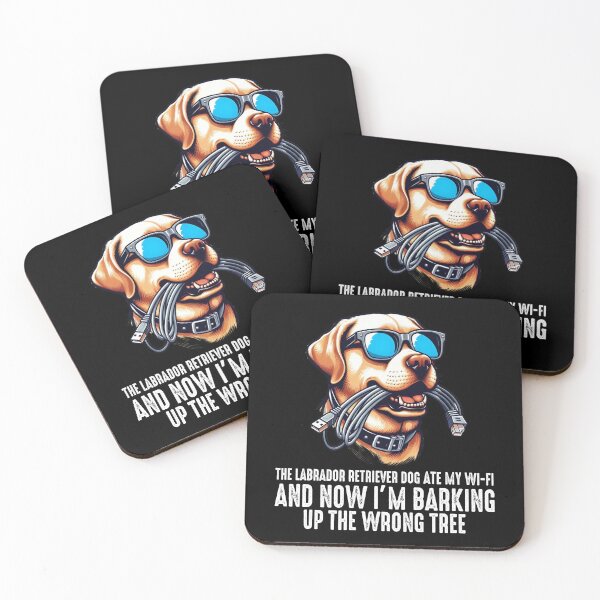 Item preview, The Labrador Retriever Ate My Wi-Fi And Now I’m Barking Up the Wrong Tree designed and sold by raedattia.