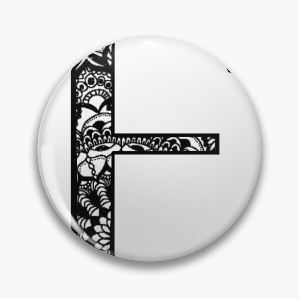 Item preview, E initial gothic black lace sticker designed and sold by AmyJStickers.