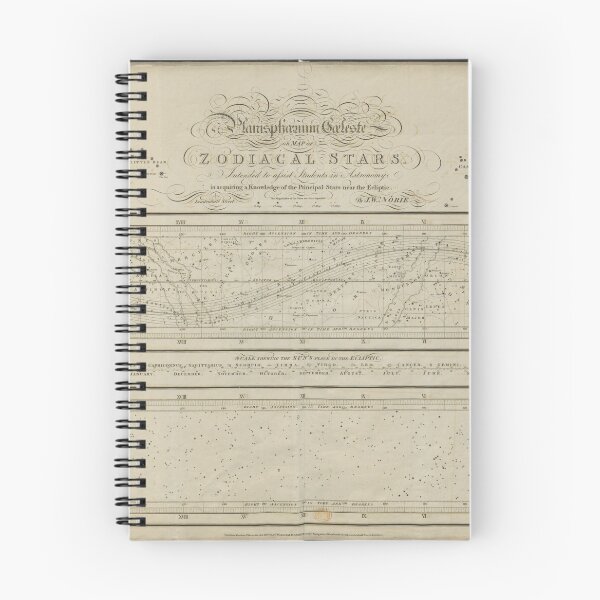Aperçu de l'œuvre "Planisphaerium Coeleste, ou carte des étoiles du zodiaque... par J.W. Norie." créée et vendue par Jeditwins.