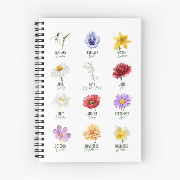 Item preview, Birth month flowers, 12 Birthflowers Collection designed and sold by lagunaklein.