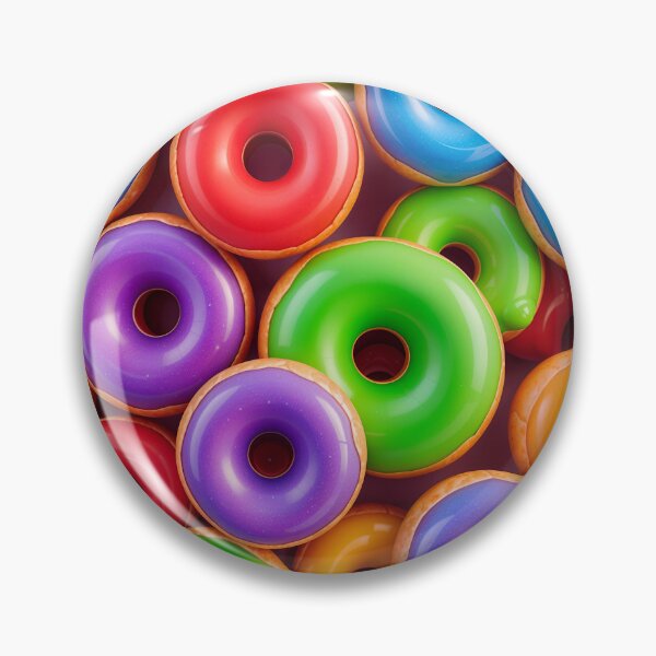 Item preview, Colorful Donuts A Delicious Food Pattern Design designed and sold by TheArtOfPat.