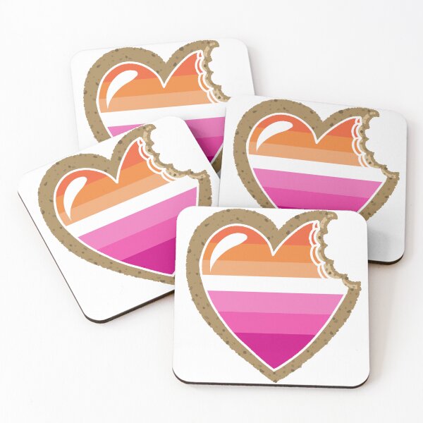 Item preview, Lesbian pride cookie  designed and sold by pastel sketchbook.