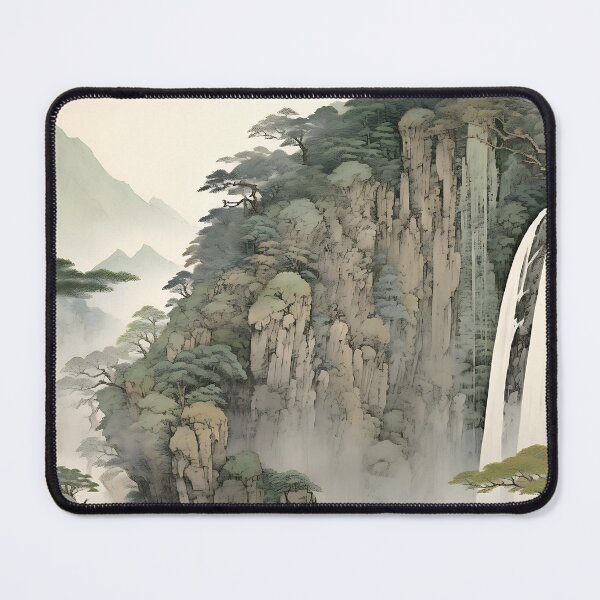 Item preview, Ukiyo-e - Nachi Falls designed and sold by KootenayDesigns.