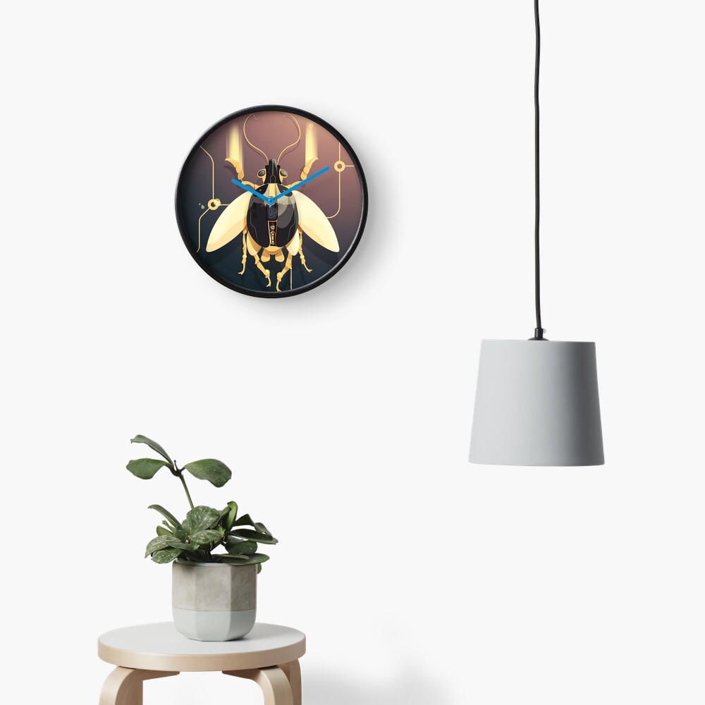Item preview, Clock designed and sold by TribalCodex.