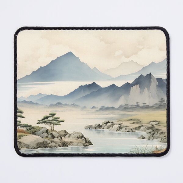 Item preview, Ukiyo-e - Naganos Kamikochi Valley designed and sold by KootenayDesigns.