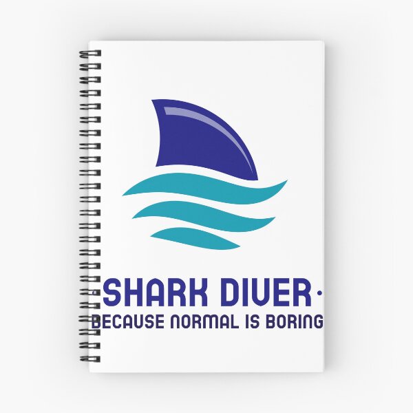 Item preview, Shark Diver - Because Normal is Boring designed and sold by Lisajarosik.
