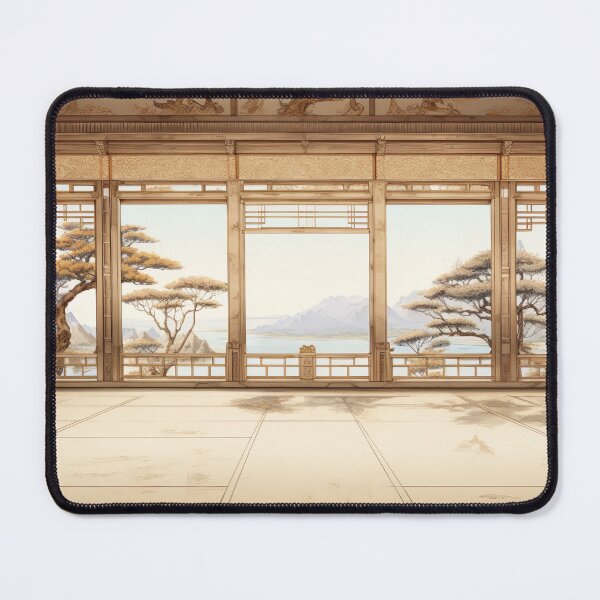 Item preview, Ukiyo-e - Nightingale Floor Castle Interior designed and sold by KootenayDesigns.