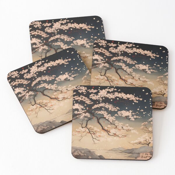 Item preview, Ukiyo-e - Nighttime Hanami Bliss designed and sold by KootenayDesigns.
