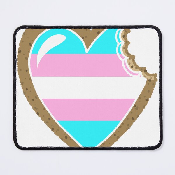 Item preview, Trans pride cookie designed and sold by pastel sketchbook.