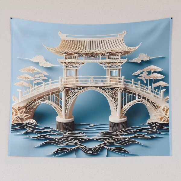Item preview, Papercraft Birch Bridge designed and sold by Catobix.