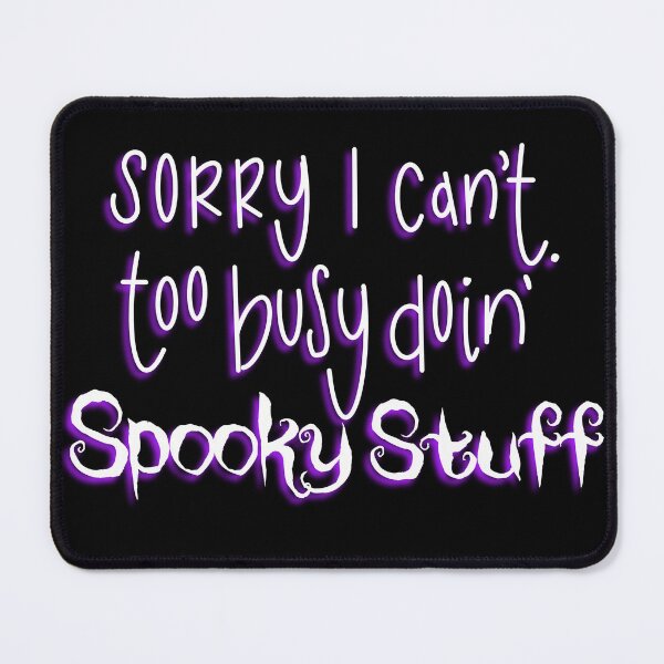 Item preview, Too Busy Doin' Spooky Stuff Purple designed and sold by RabbitHeartArt.