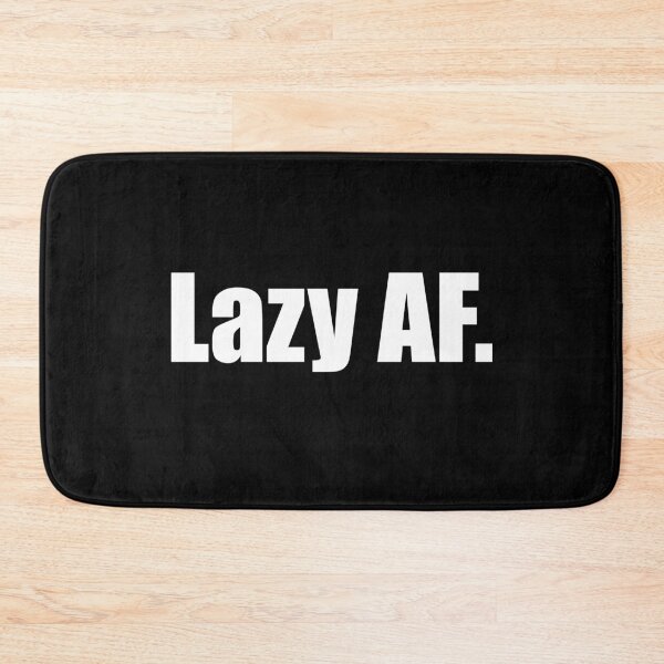 Item preview, Lazy AF, funny text for lazy People  designed and sold by Rednosestickers.