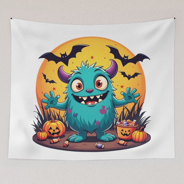 Item preview, Halloween Bash Monster designed and sold by tonyartsgallery.