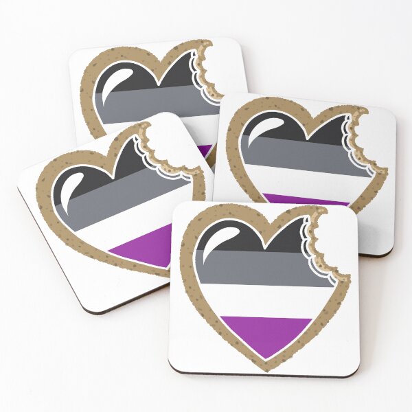 Item preview, Ace pride cookie  designed and sold by pastel sketchbook.