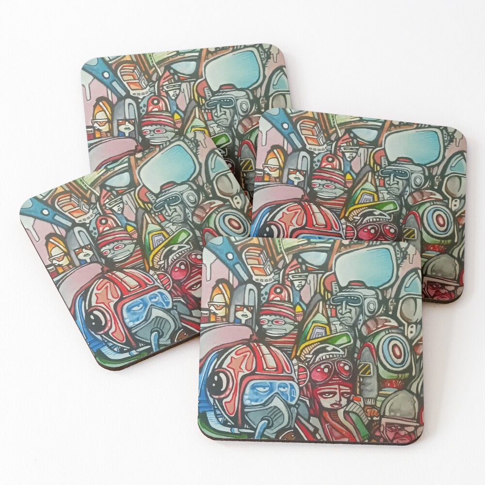 Item preview, Coasters (Set of 4) designed and sold by Rbeamo.