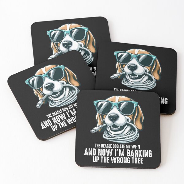 Item preview, The Beagle Dog Ate My Wi-Fi And Now I’m Barking Up the Wrong Tree designed and sold by raedattia.