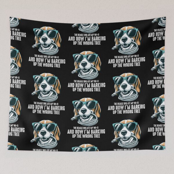 Item preview, The Beagle Dog Ate My Wi-Fi And Now I’m Barking Up the Wrong Tree designed and sold by raedattia.