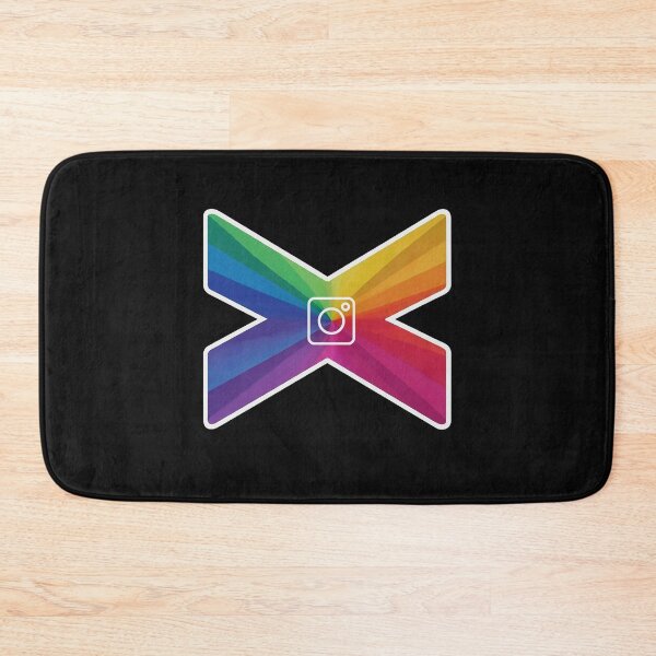 Item preview, İnstagram X Letter Rainbow LGBT Alphabet Symbol Logo Series 1 designed and sold by Psycho-Crazy.
