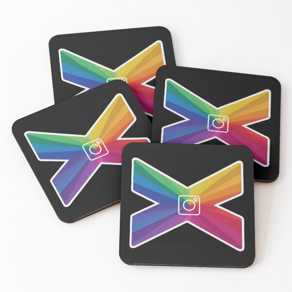 Item preview, İnstagram X Letter Rainbow LGBT Alphabet Symbol Logo Series 1 designed and sold by Psycho-Crazy.