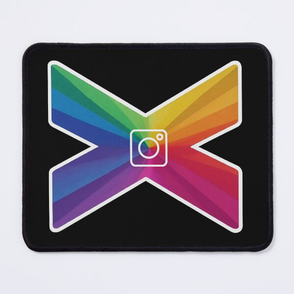 Item preview, İnstagram X Letter Rainbow LGBT Alphabet Symbol Logo Series 1 designed and sold by Psycho-Crazy.