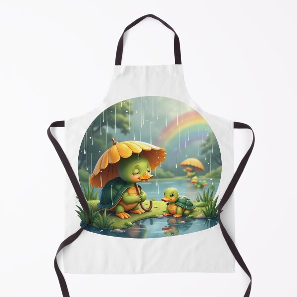 Item preview, Turtle Ducks - Raindrop Reverie designed and sold by BROWNEESHOUSE.