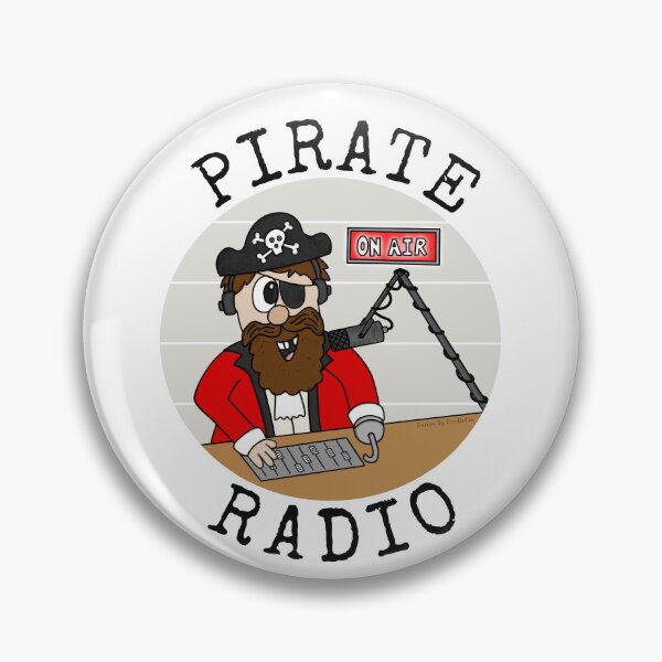 Item preview, Pirate Radio, DJ Presenter Podcaster Funny designed and sold by doodlerob.