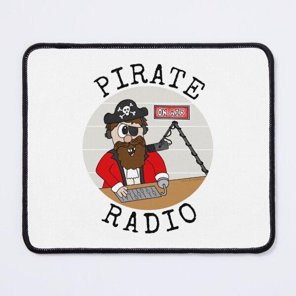 Item preview, Pirate Radio, DJ Presenter Podcaster Funny designed and sold by doodlerob.
