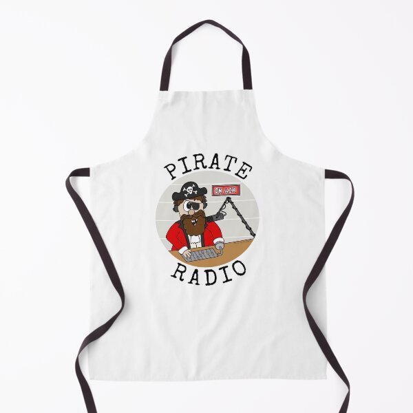 Item preview, Pirate Radio, DJ Presenter Podcaster Funny designed and sold by doodlerob.