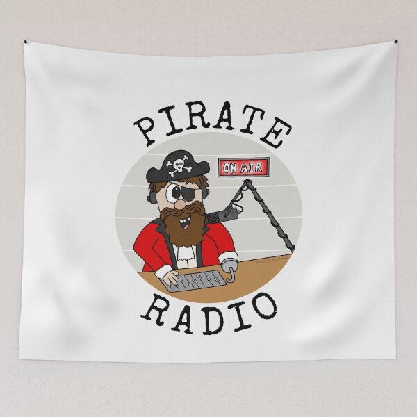 Item preview, Pirate Radio, DJ Presenter Podcaster Funny designed and sold by doodlerob.