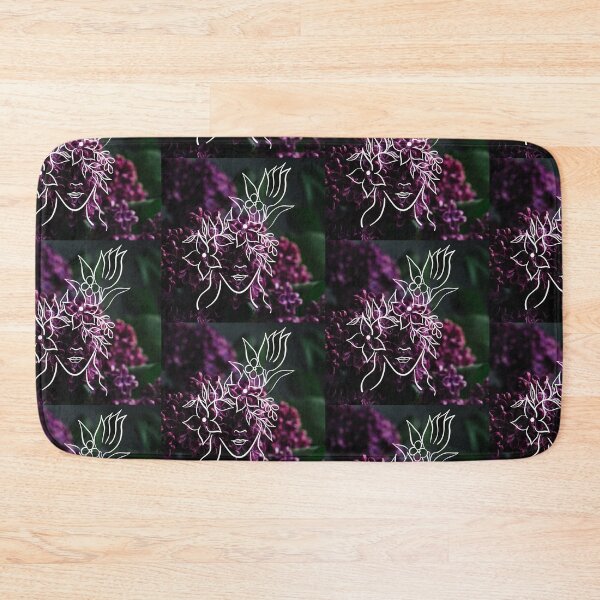Item preview, Flower Goddess and Lilac Dark Botanical designed and sold by WildWoodlandWitch.