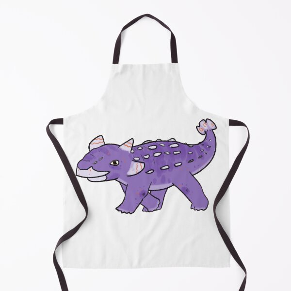 Item preview, Purple Cartoon Ankylosaurus designed and sold by DuckhatsMcGee.