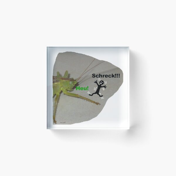 Item preview, A giant grasshopper attacks! designed and sold by ZoffArt-Shop.